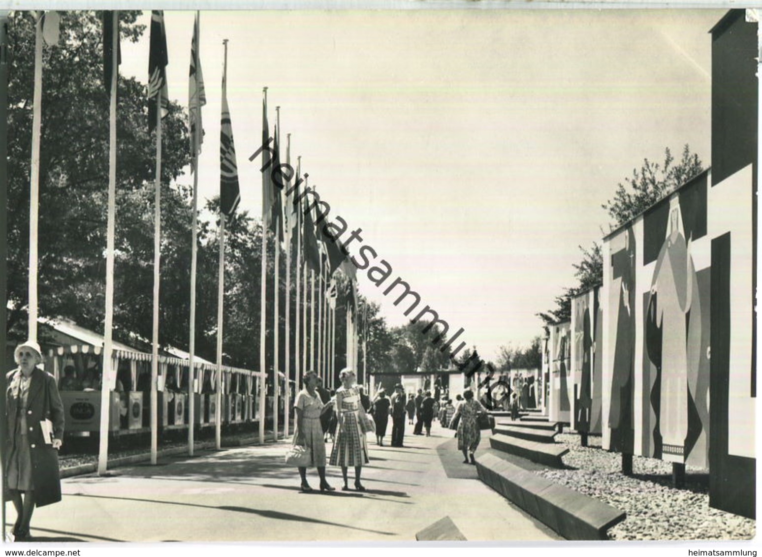 Zürich - Saffa Linie 1958 - Entsprechender Sonderstempel - Foto-Ansichtskarte - Verlag H. Maetzler-Prohaska Adliswil - Adliswil