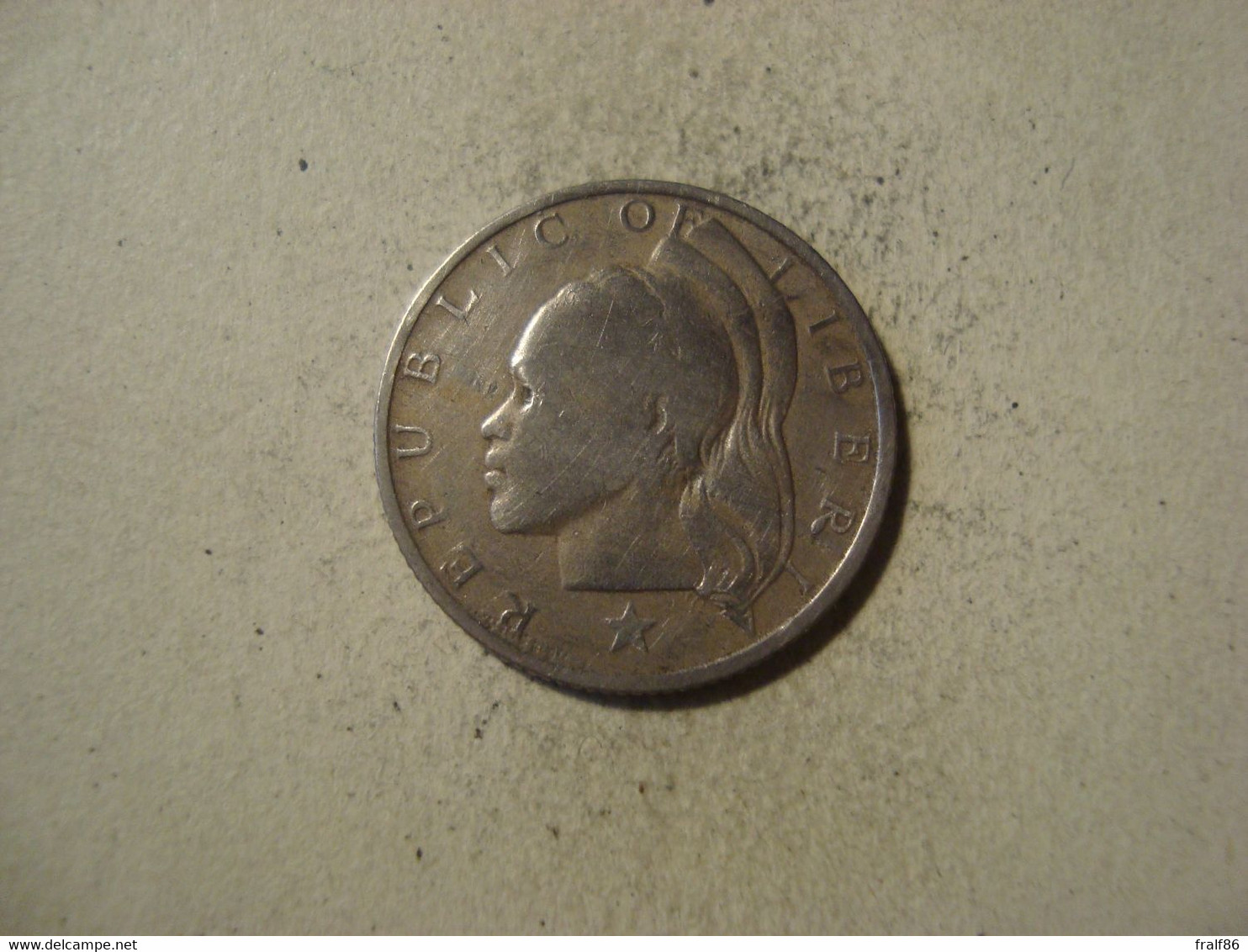 MONNAIE LIBERIA 25 CENTS 1968 - Liberia