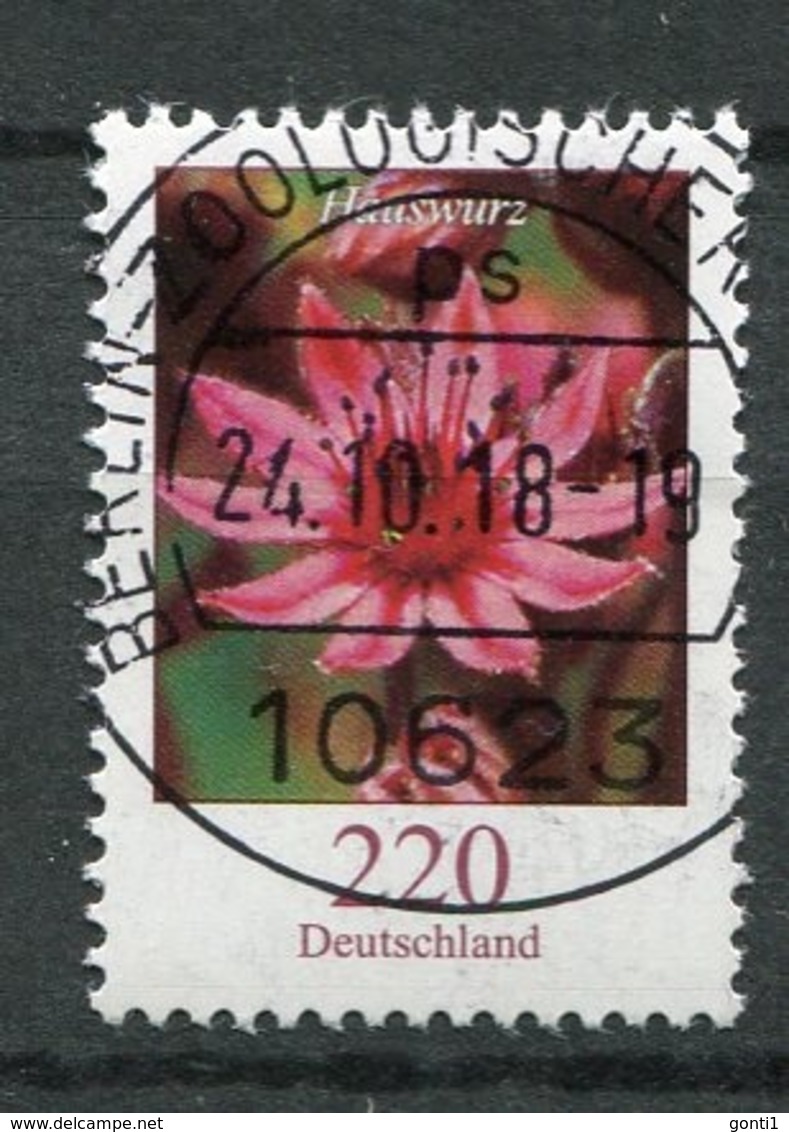 Germany 2018 Michel Nr.3418  Bogenmarke "Freimarke,Blumen-Hauswurz "1 Wert Used - Used Stamps