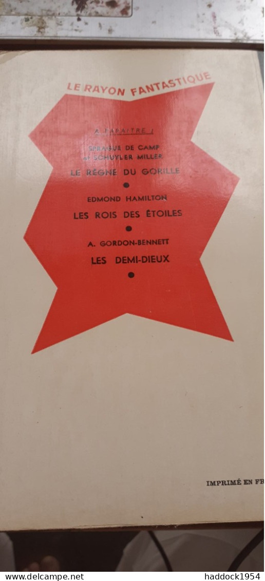 Assassinat Des états Unis WILL JENKINS Le Rayon Fantastique 1951 - Le Rayon Fantastique