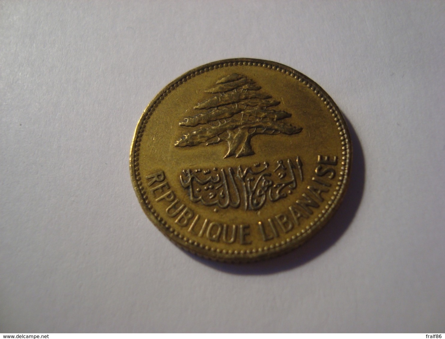 MONNAIE LIBAN 25 PIASTRES 1961 - Libanon