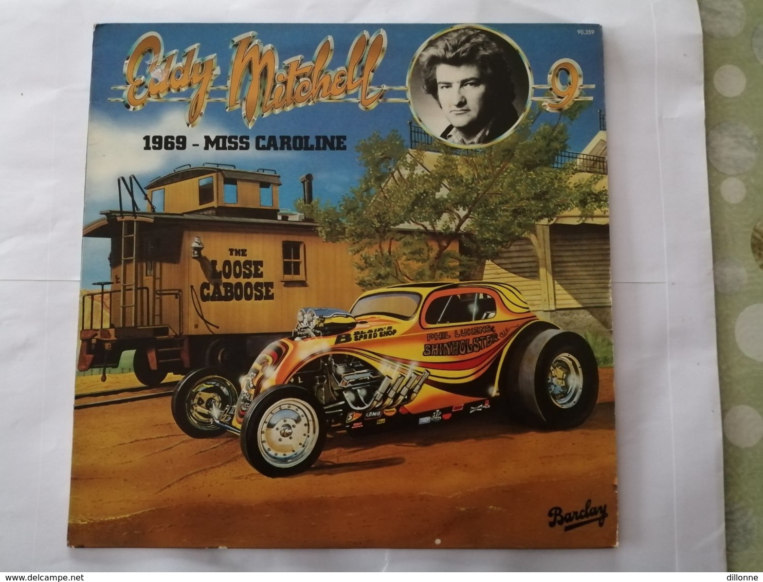 33 T  EDDY MITCHELL  1969  Miss Caroline - Rock