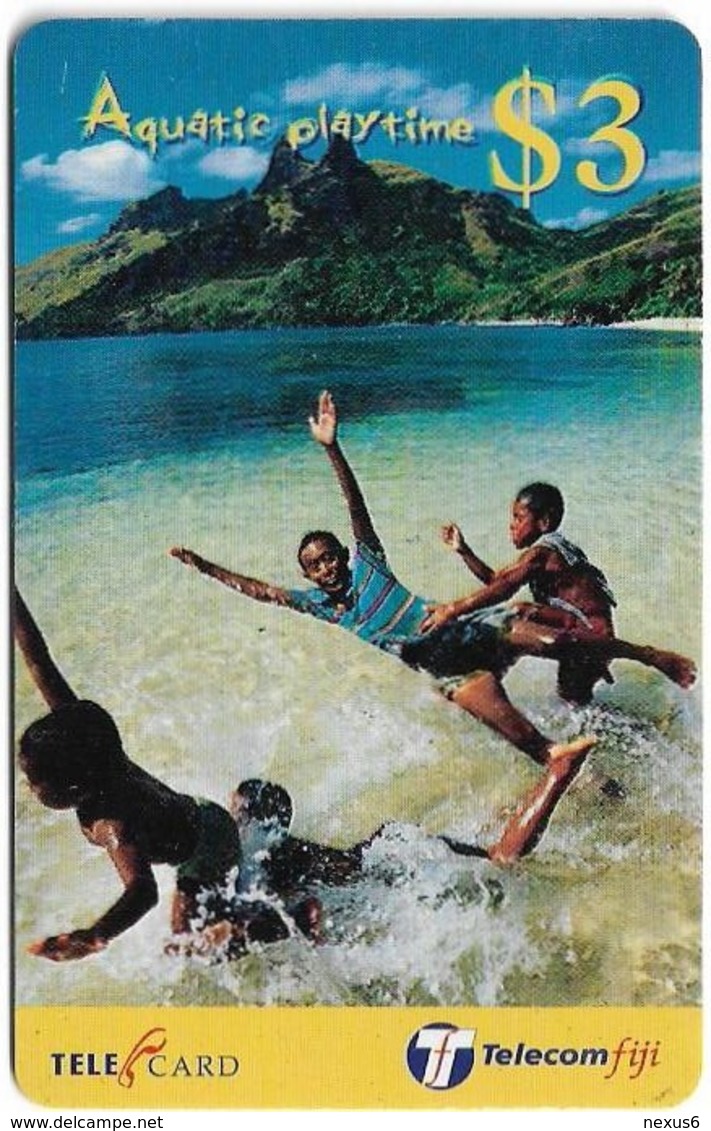 Fiji - Telecom Fiji - Aquatic Playtime, Flying Kids, Cn.99058, Remote Mem. 3$, Used - Figi