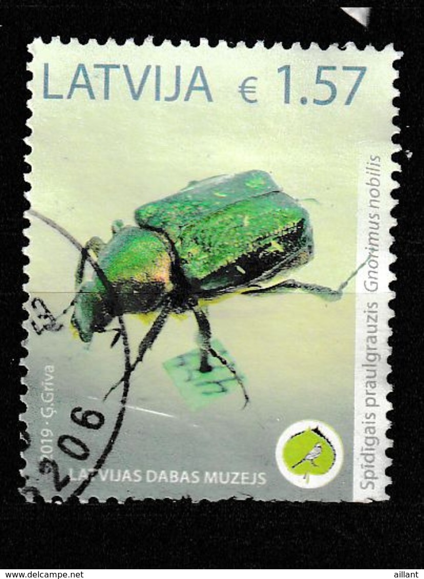 Lettonie. Latvia. 2019; Gnorimus Nobilis . Oblitéré. Used - Autres & Non Classés