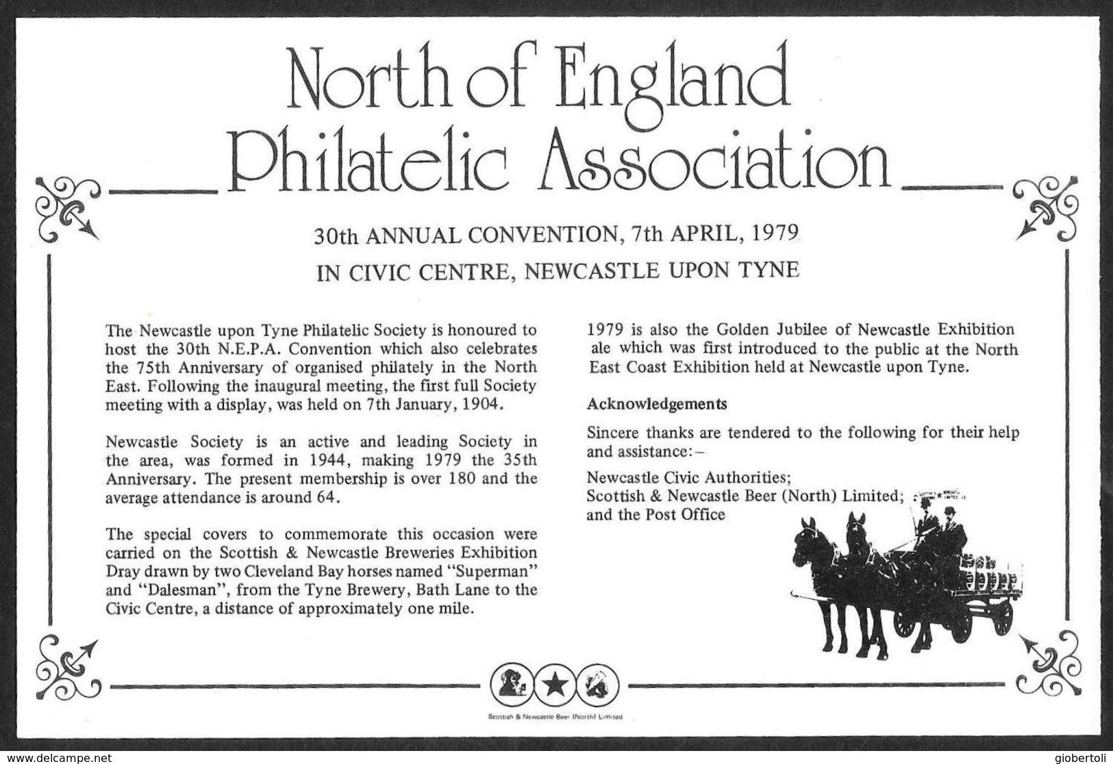 Gran Bretagna/Great Britain/Grande-Bretagne: "North Of England Philatelic Association" - Sonstige & Ohne Zuordnung