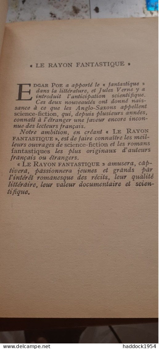 Les Corsaires Du Vide J.M. WALSH Le Rayon Fantastique-hachette 1951 - Le Rayon Fantastique