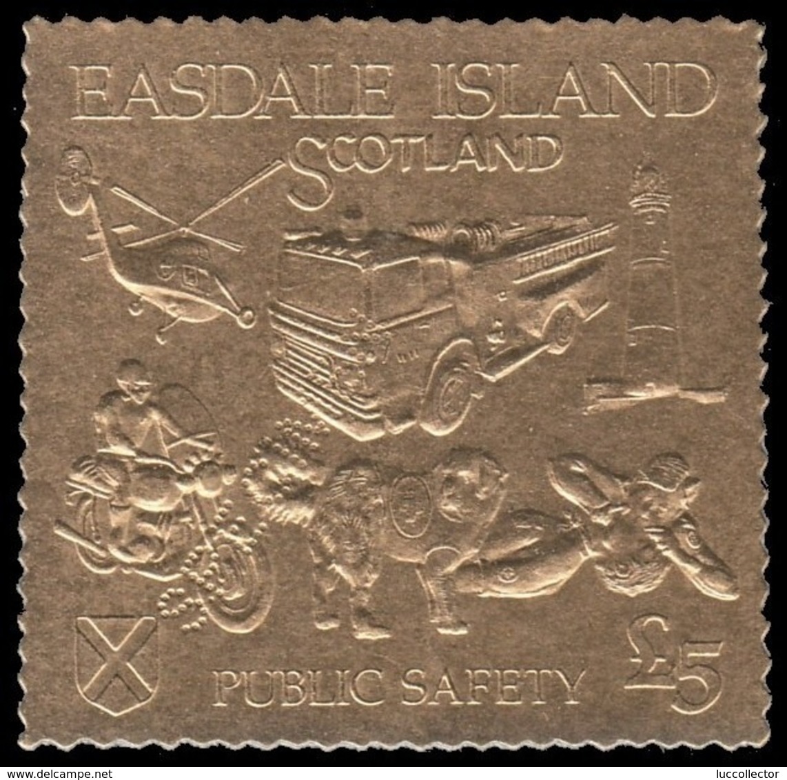 Easdale Island 1991 SPECIMEN  "fire, Firemen, Feuerwehr" - Firemen