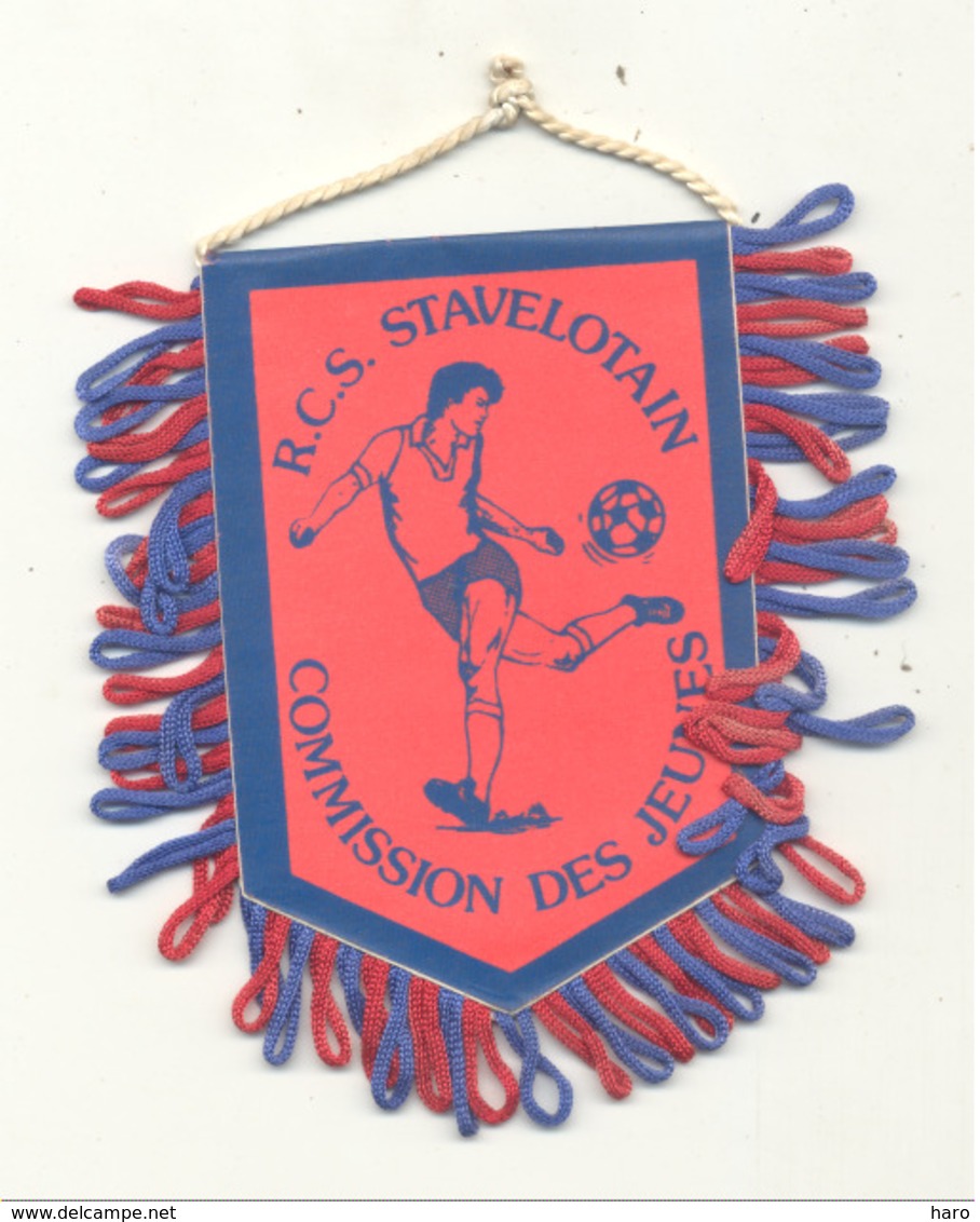 STAVELOT - Mini Fanion De L' R.C.S. Stavelotain - Commission Des Jeunes - Habillement, Souvenirs & Autres