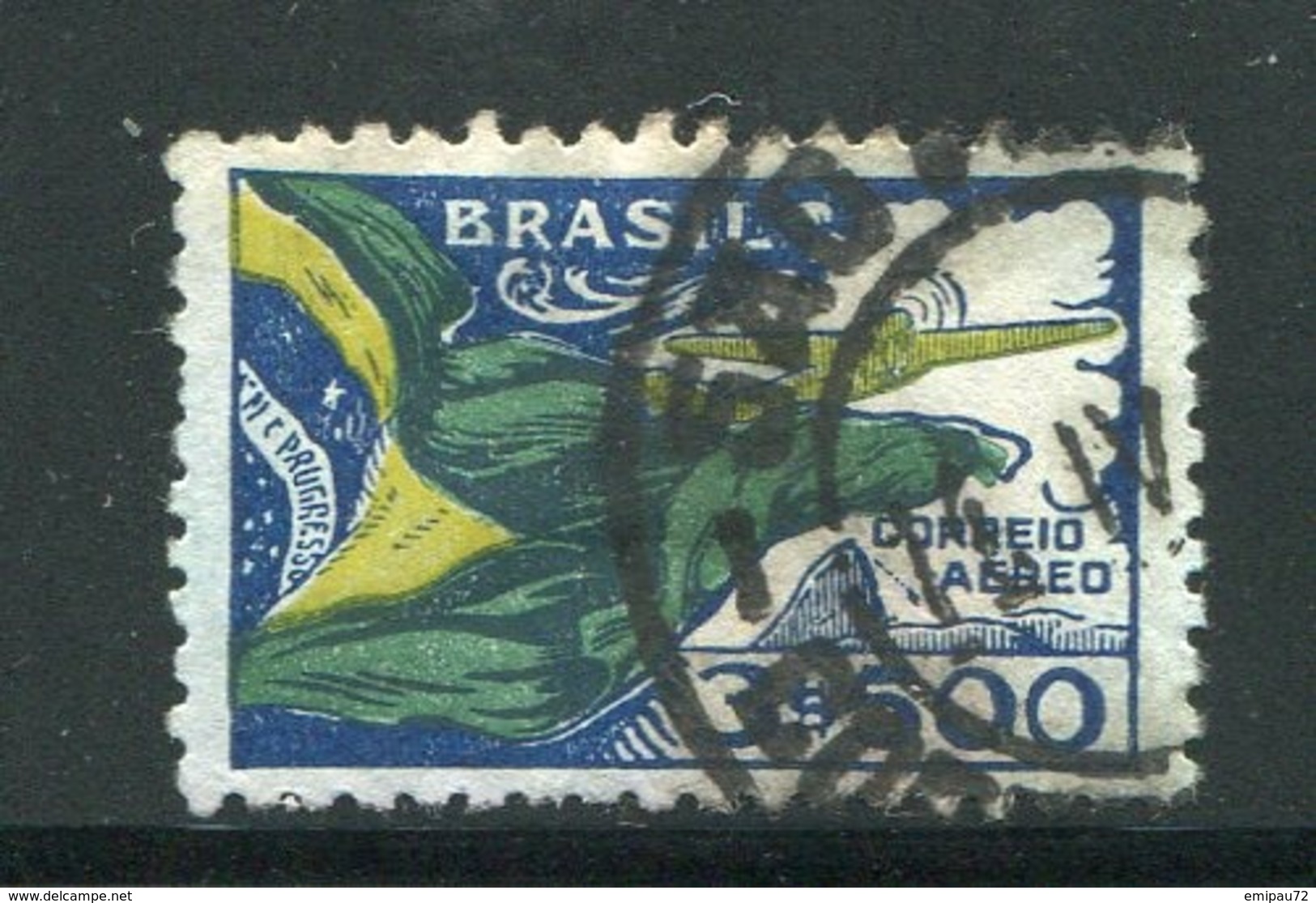 BRESIL- P.A Y&T N°31- Oblitéré - Airmail (Private Companies)