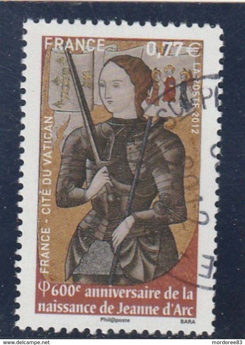 FRANCE 2012 -  600e ANNIVERSAIRE DE LA NAISSANCE DE JEANNE D ARC OBLITERE A DATE YT 4654 - Oblitérés