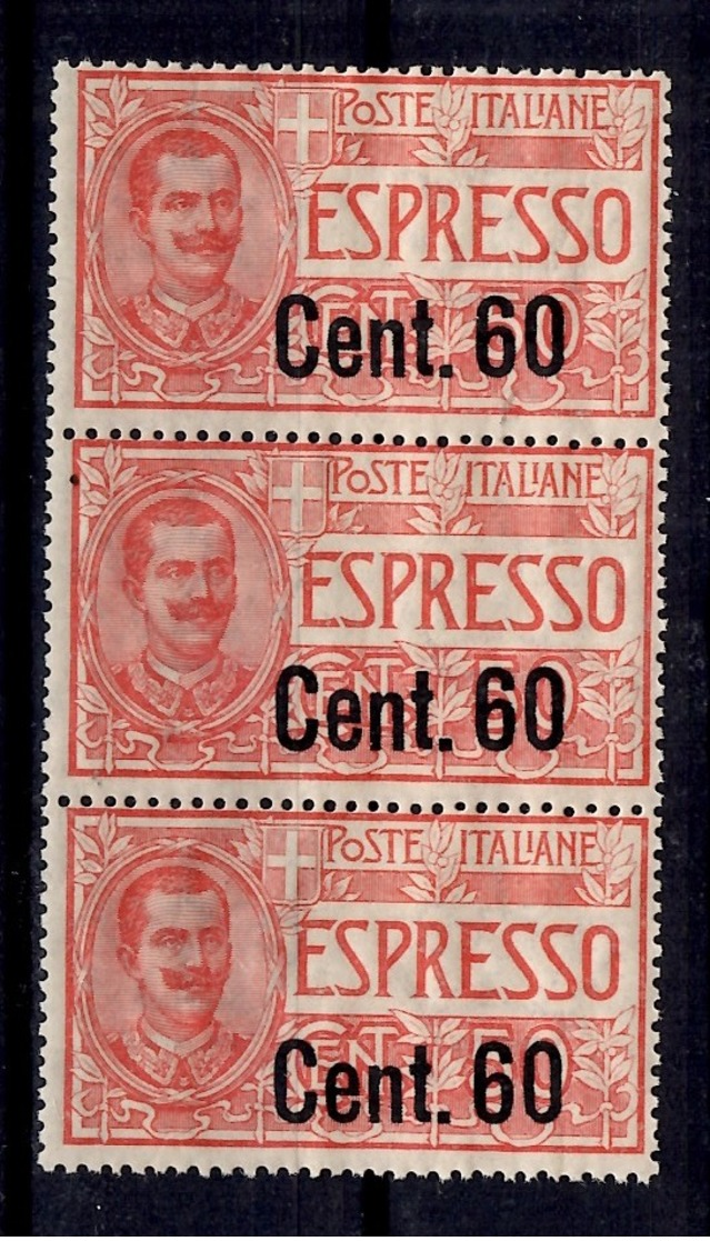 Italie Expres YT N° 8 En Bande De Trois Timbres Neufs** MNH. TB. A Saisir! - Express Mail