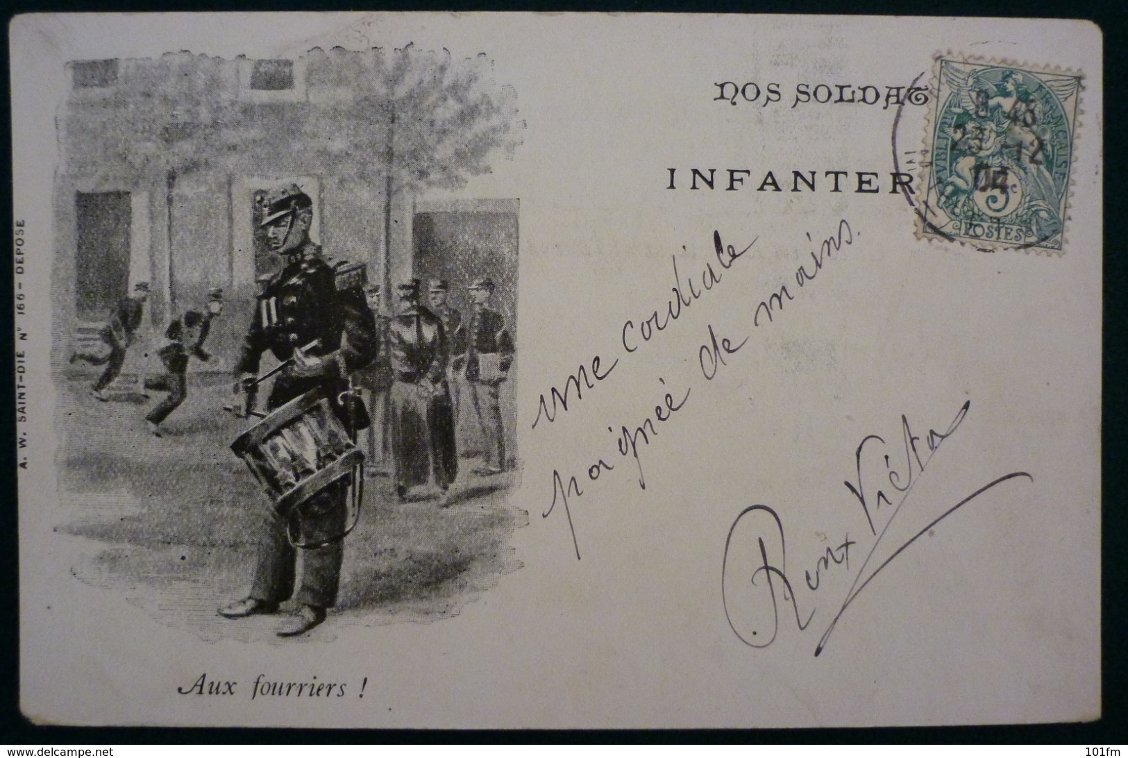 FRANCE - INFANTERIE , AUX FOURRIERS - Uniformi