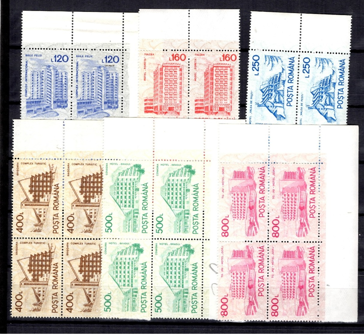 Roumanie YT N° 3976A/3976F En Blocs De Quatre Timbres Neufs ** MNH. TB. A Saisir! - Nuevos