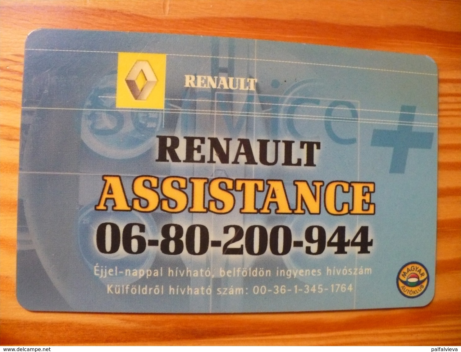 Renault Club Card Hungary - Sonstige & Ohne Zuordnung