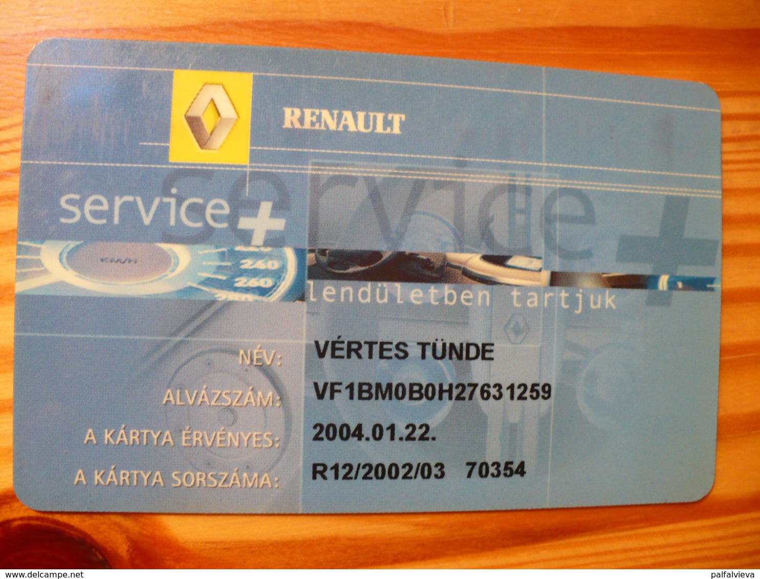 Renault Club Card Hungary - Sonstige & Ohne Zuordnung