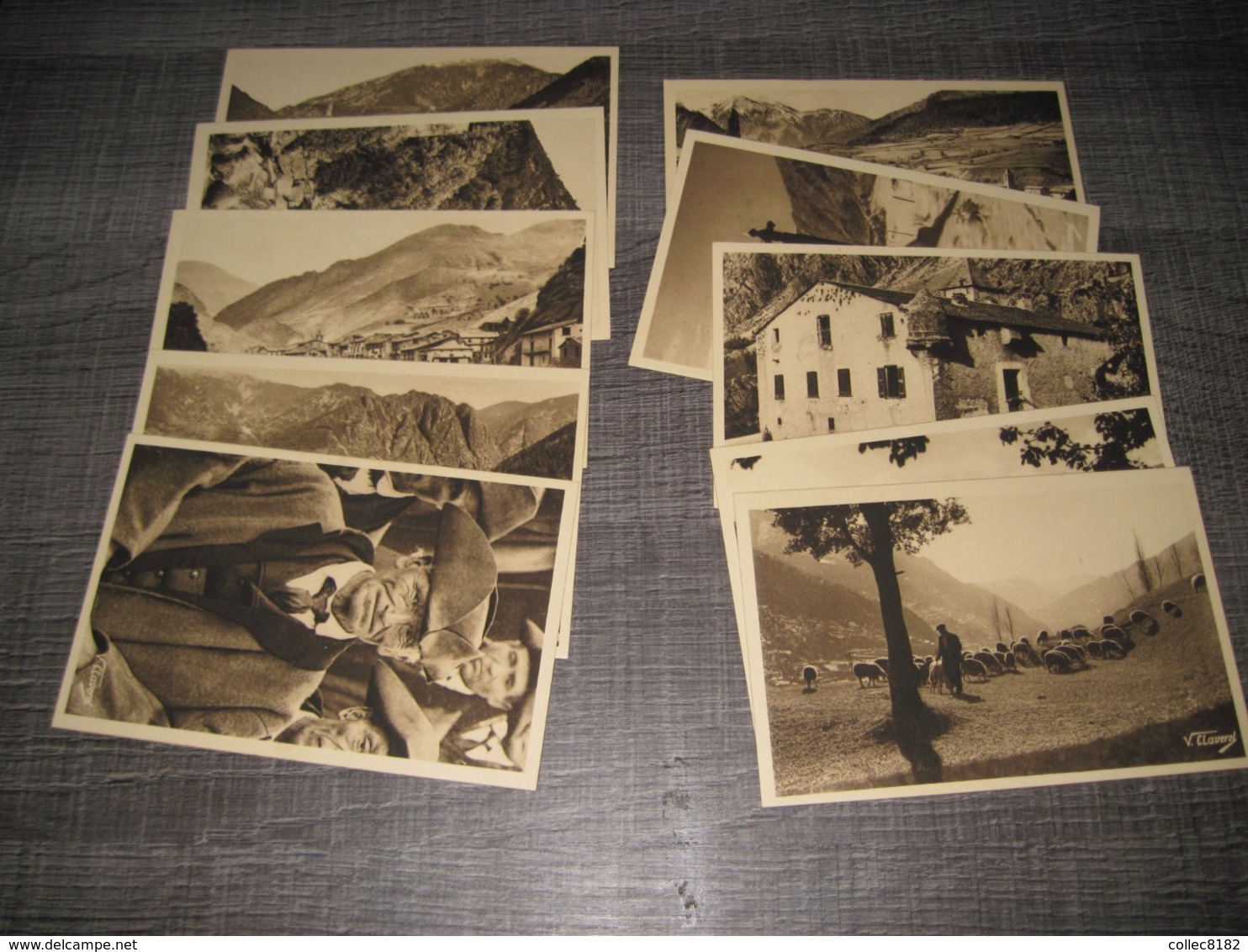 ANDORRA-ANDORRE-CARNET DE 20 CARTES POSTALES - CLAVEROL- - Andorre