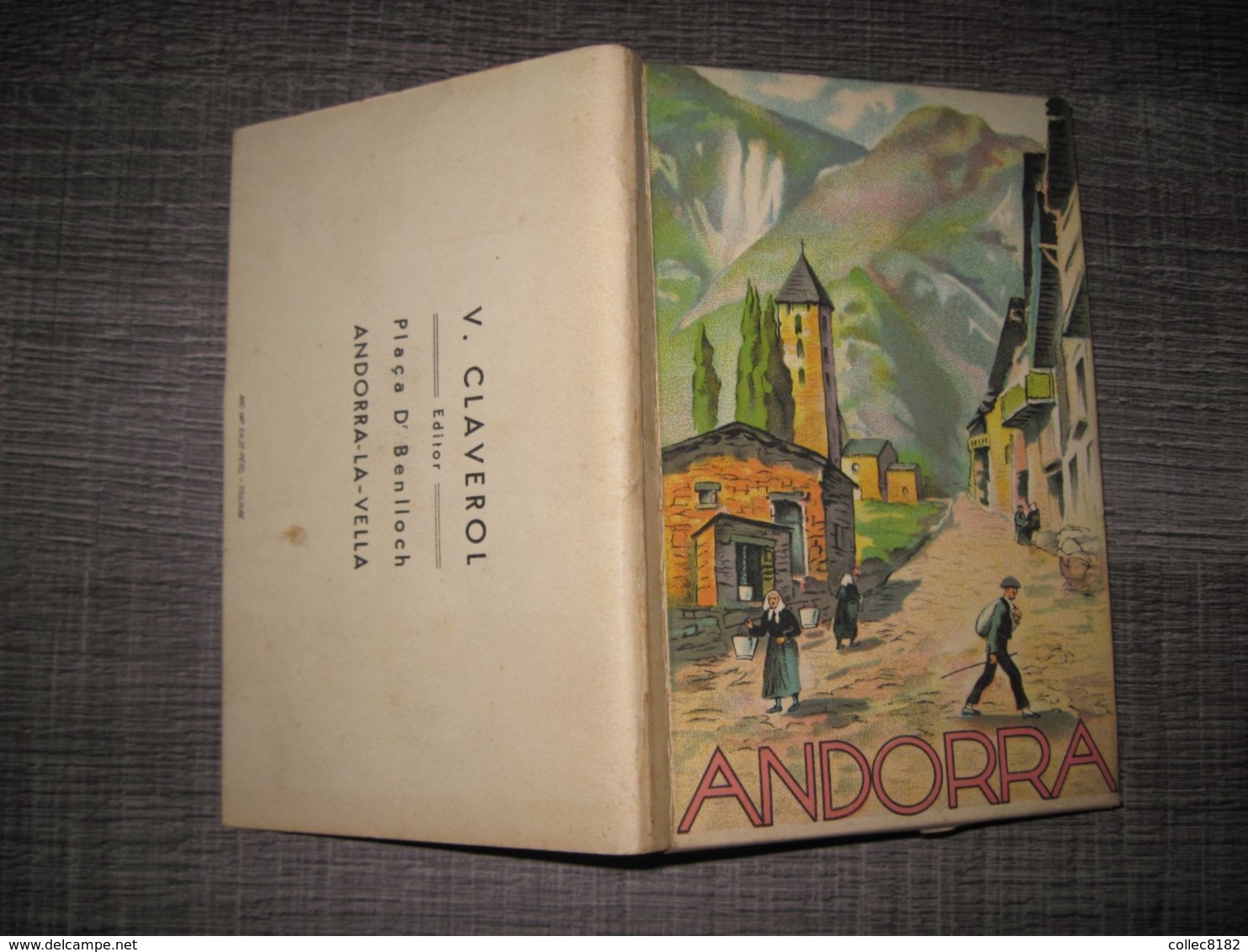 ANDORRA-ANDORRE-CARNET DE 20 CARTES POSTALES - CLAVEROL- - Andorre