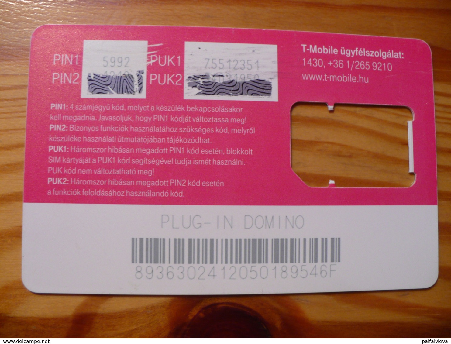 GSM SIM Phonecard Hungary, T-Mobile - Without Chip - Hongrie