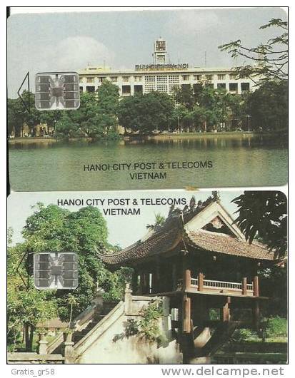 Vietnam - Hanoi City Post & Telecoms Vietnam 1&2, (2 Cards), Mint ?? - Vietnam