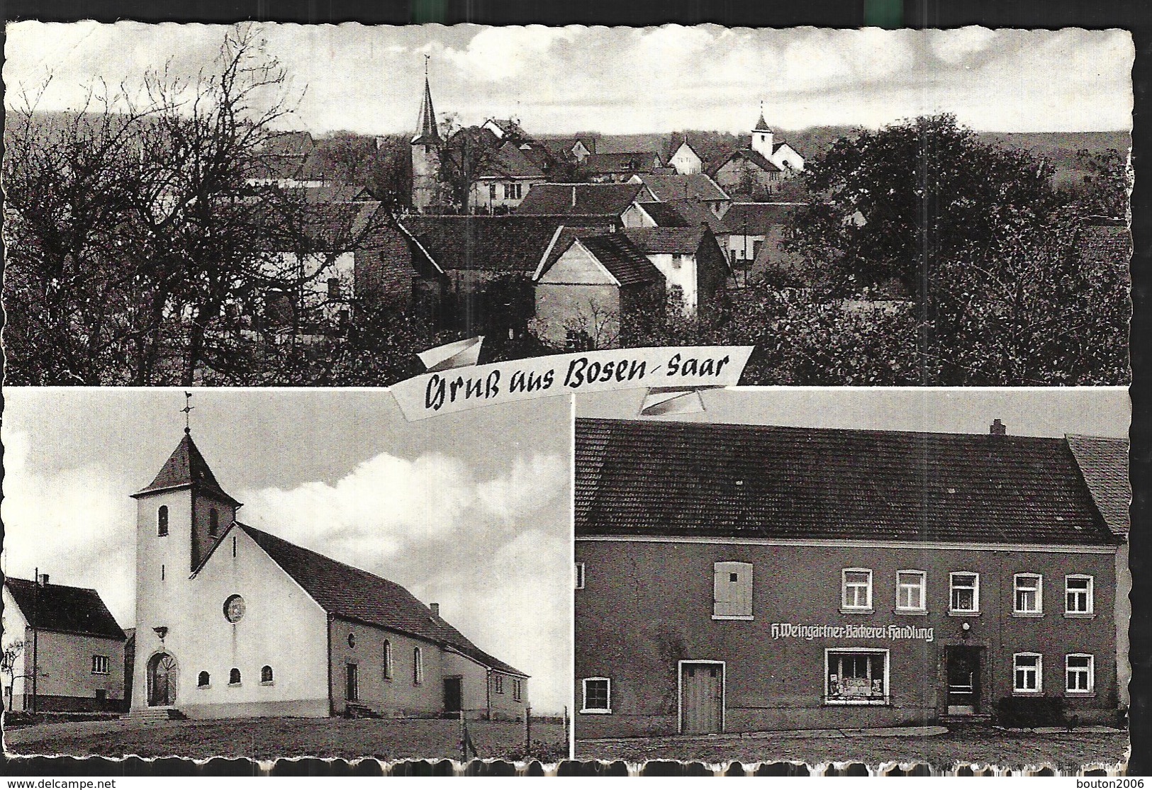 Bosen Saar Stempel Neunkirchen Weingärtner Bäckerei Handlung Kreis Sankt Wendel - Kreis Sankt Wendel