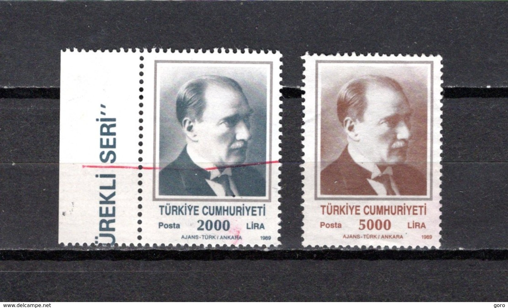 Turquía  1989  .-  Y&T  Nº   2610/2611 - Used Stamps