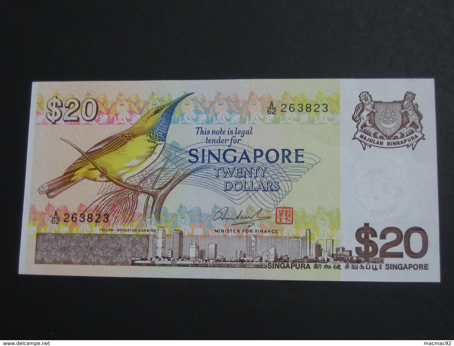 20 Twenty  Dollars 1979 - SINGAPORE  - Billet Neuf - UNC  !!! **** ACHAT IMMEDIAT *** - Singapur
