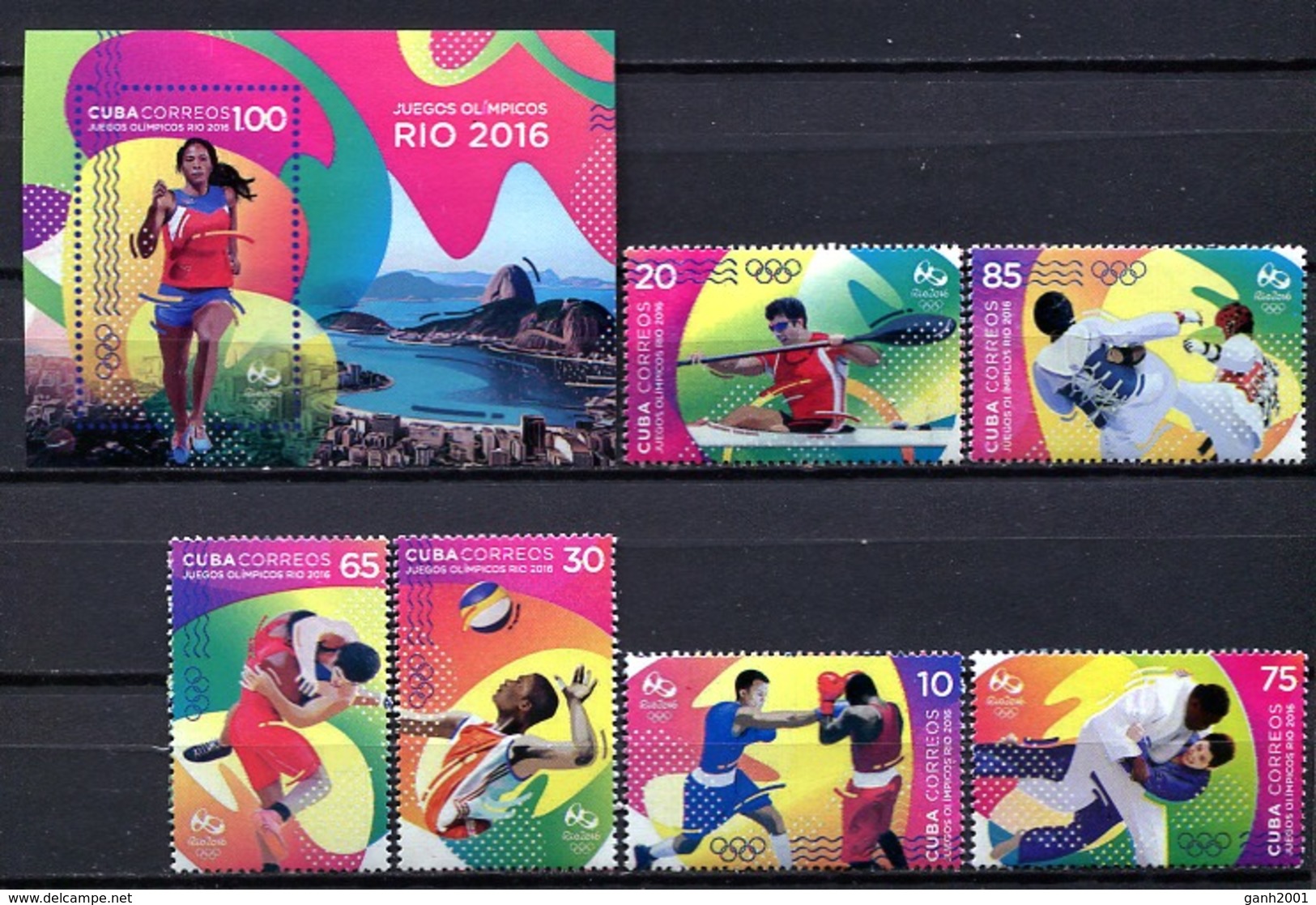 Cuba 2016 / Olympic Games Rio De Janeiro MNH Juegos Olímpicos Olympische Spiele / Cu2400  10-3 - Verano 2016: Rio De Janeiro