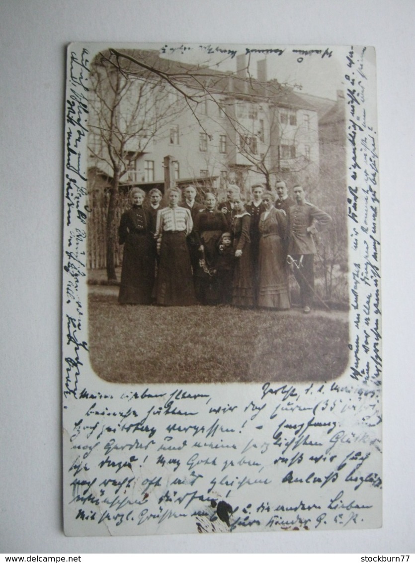 ZERBST , Fotokarte, Schöne Karte  Um 1905 - Zerbst