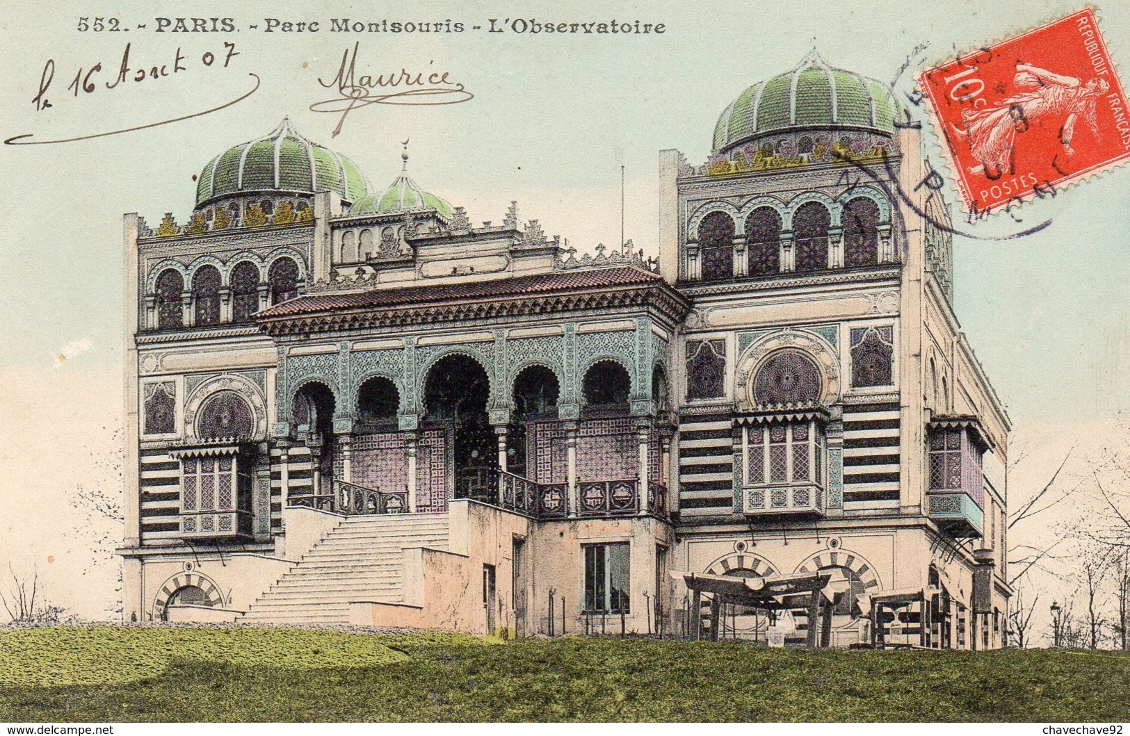 CPA    -    PARIS   -   PARC MONTSOURIS  - L ' OBSERVATOIRE - Arrondissement: 14