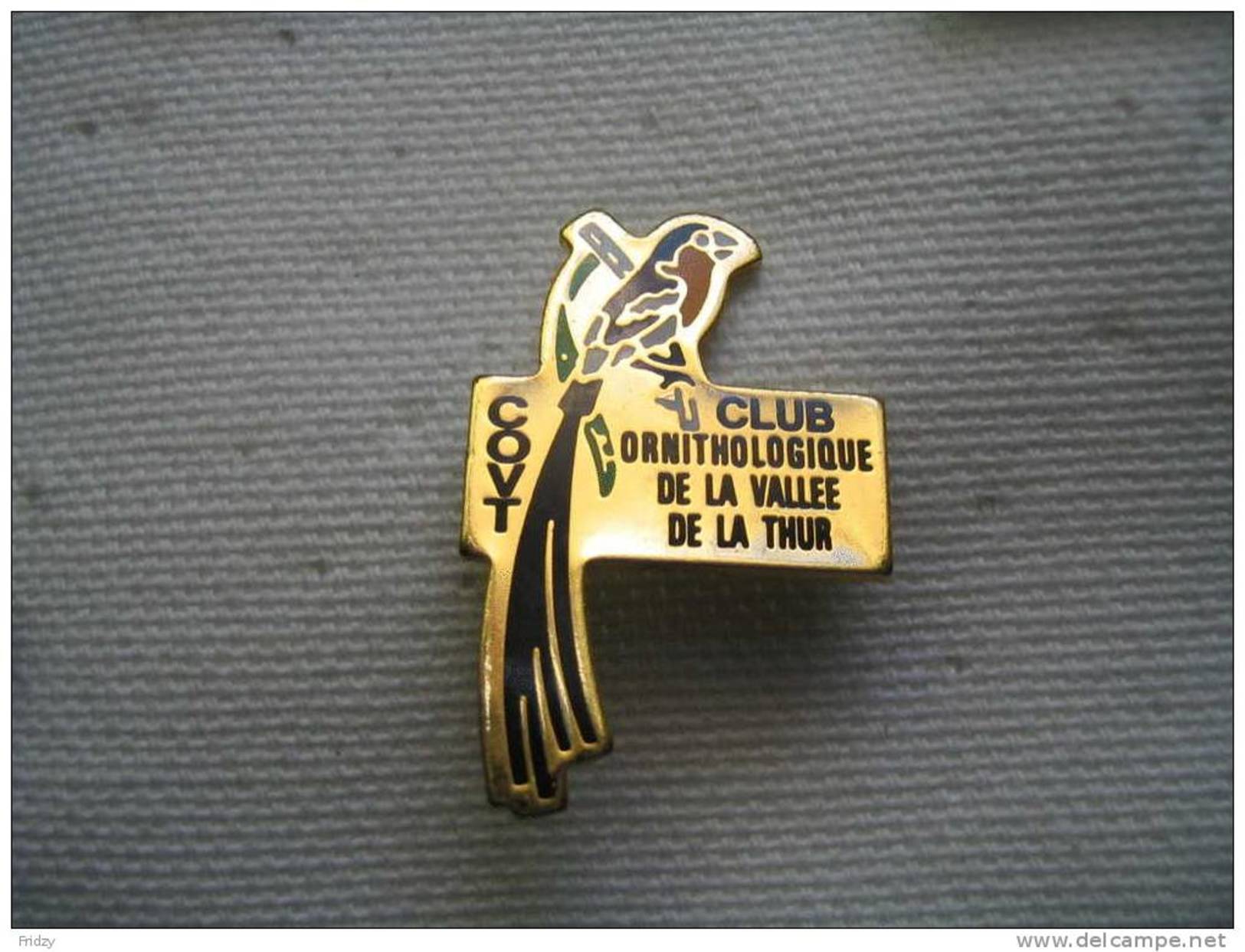 Pin's COVT (Club Ornithologique De La Vallée De La Thur) - Verenigingen