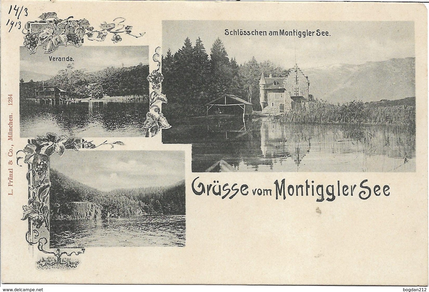 1900/1913 - EPPAN  Montiggler See , Gute Zustand, 2 Scan - Bolzano (Bozen)