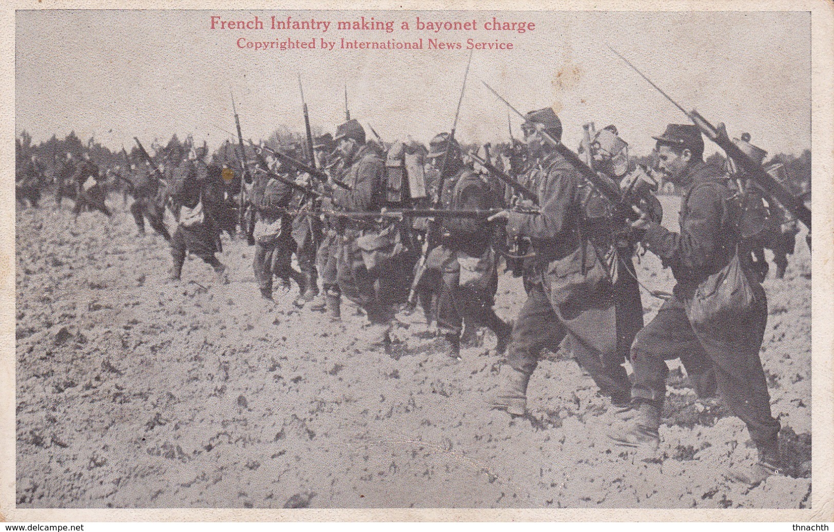 Carte US French Infantry Making A Bayonet Charge....TB ETAT - Regimenten