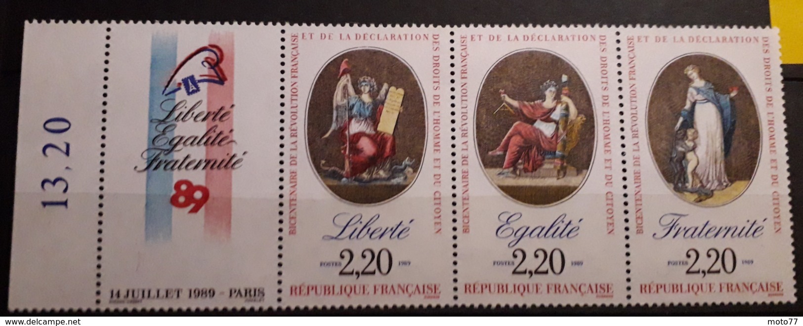 FRANCE - 1989 - Y&T N° 2576 - Neuf - Lot 211 - Voir Mes Autres Ventes De 150 Pays - Verzamelingen (zonder Album)