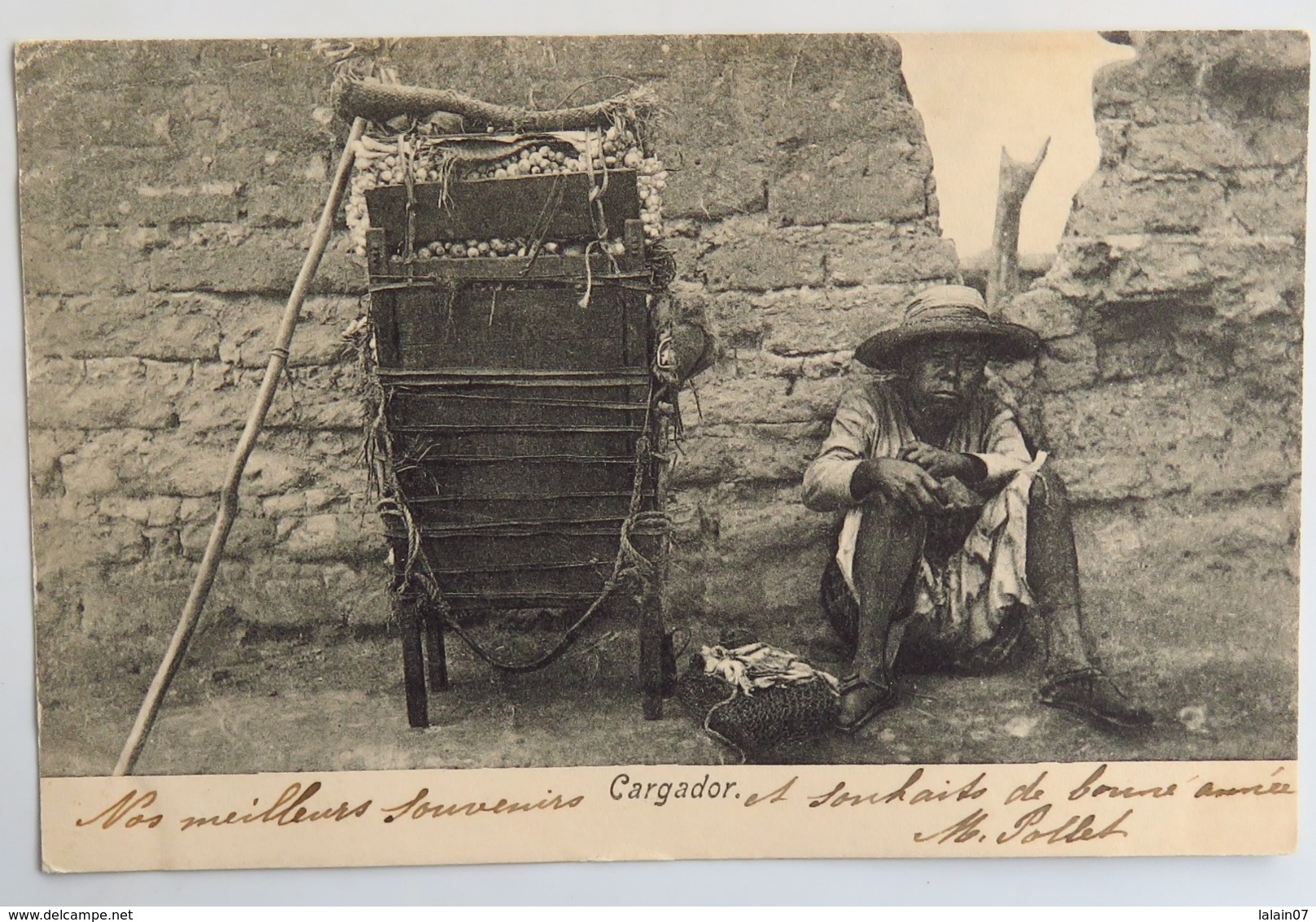 C. P. A. : GUATEMALA : Cargador, En 1907 - Guatemala