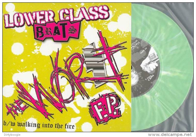 LOWER CLASS BRATS - The Worst E.P. - DIRTY PUNK - PUNK CORE - VINYL VERT - Punk