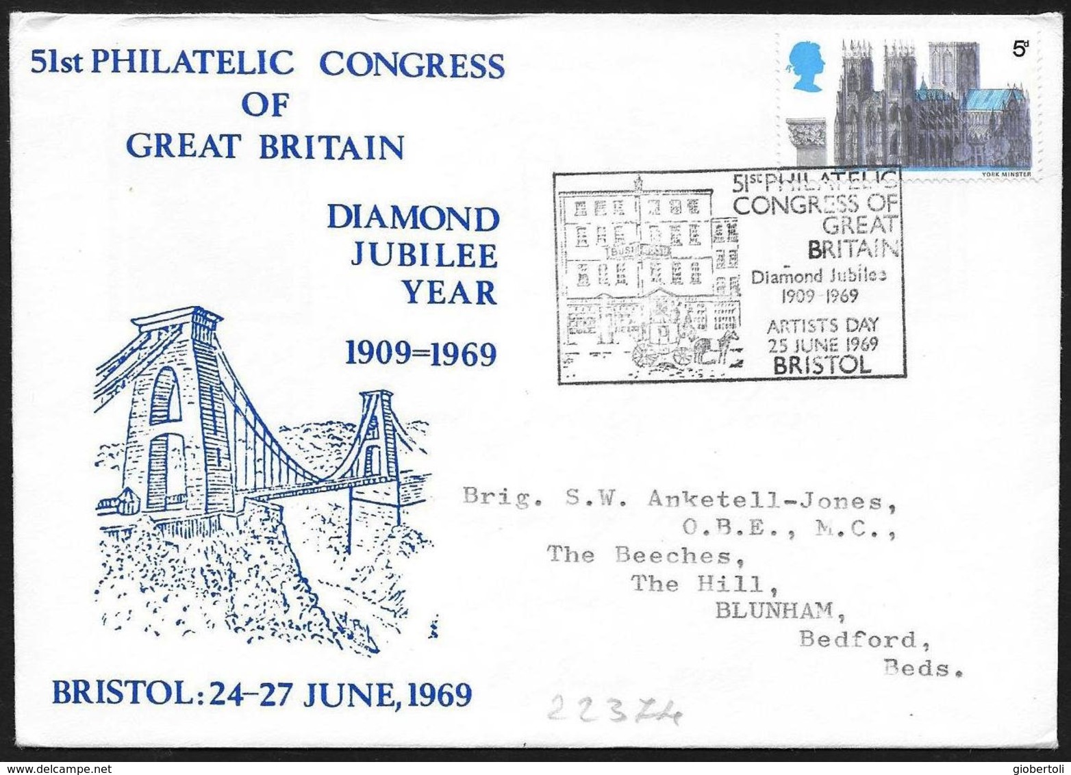 Gran Bretagna/Great Britain/Grande-Bretagne: Congresso Filatelico, Philatelic Congress, Congrès Philatélique - Sonstige & Ohne Zuordnung