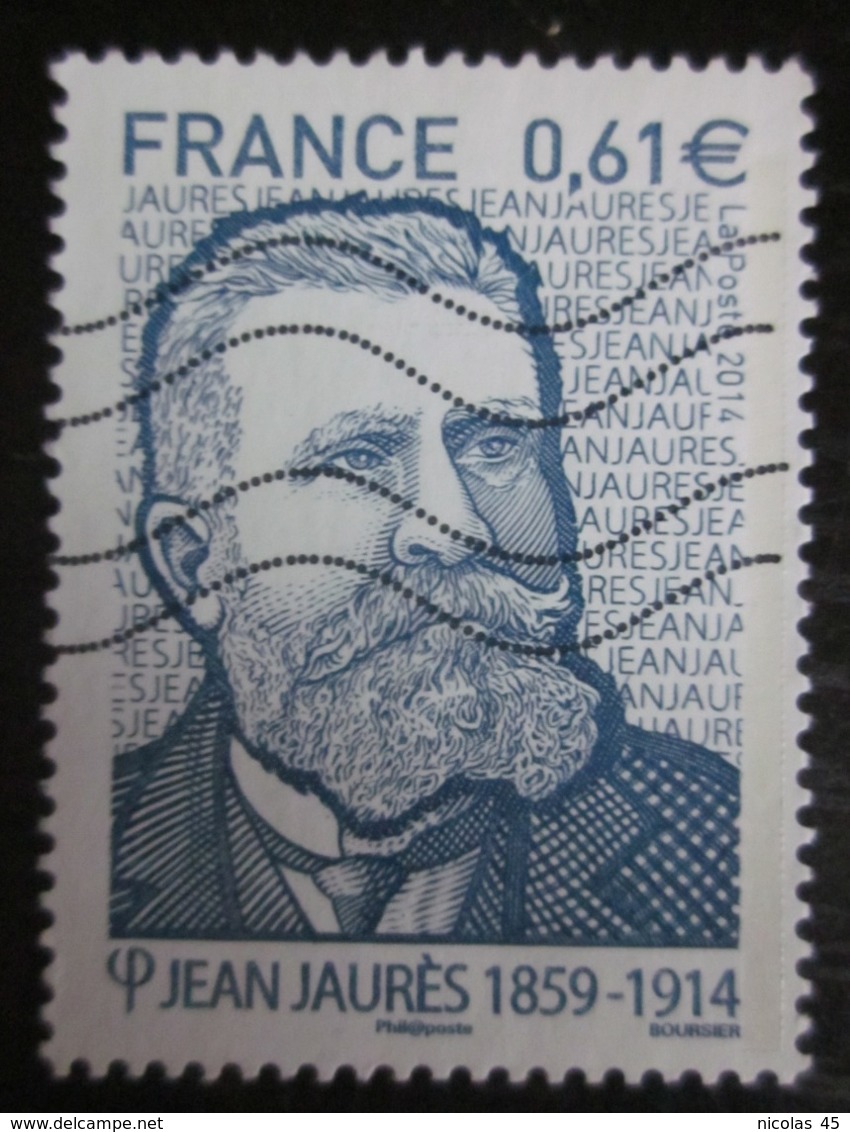 France - Jean Jaurès - 2014 - YT 4869 - (voir Photo) - Used Stamps