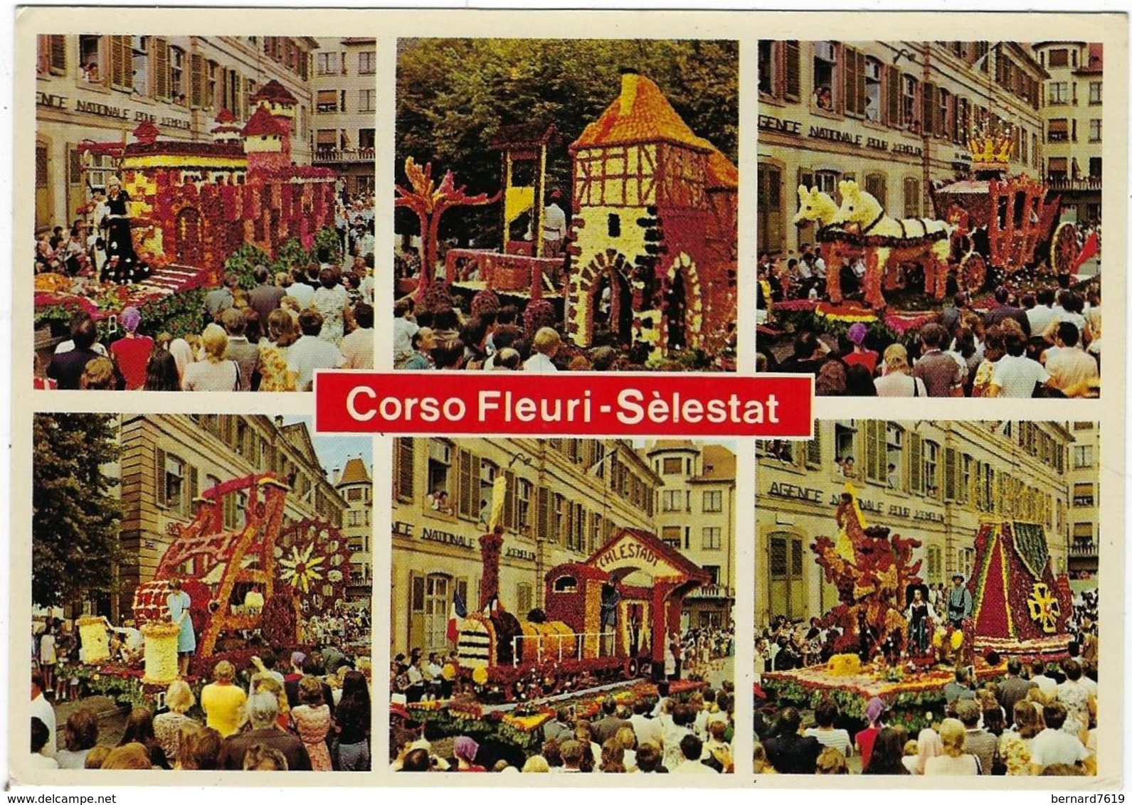 67  Selestat Corso Fleuri Vues Multiples - Selestat