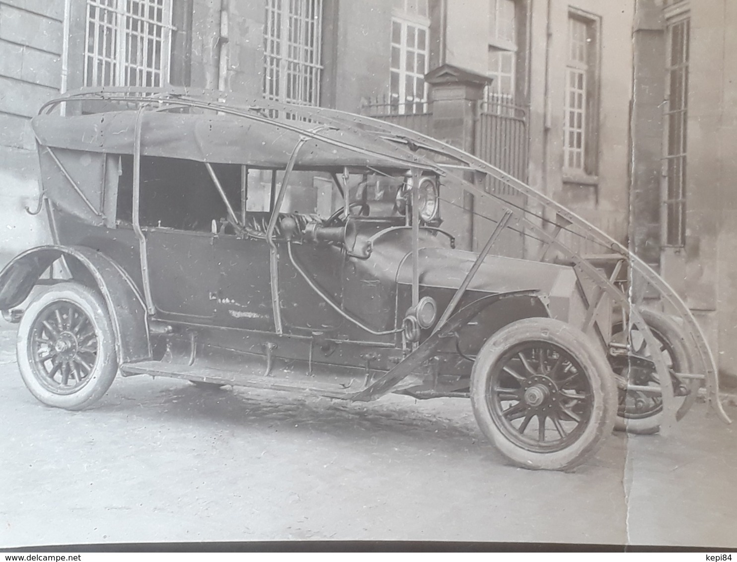 Photo 14/18 Voiture Avec Modification, Militaire. - 1914-18