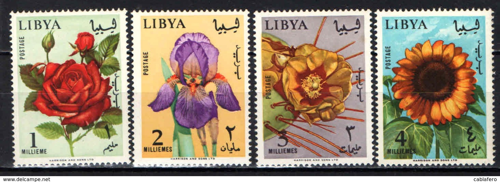 LIBIA - 1965 - Flowers - MNH - Libia