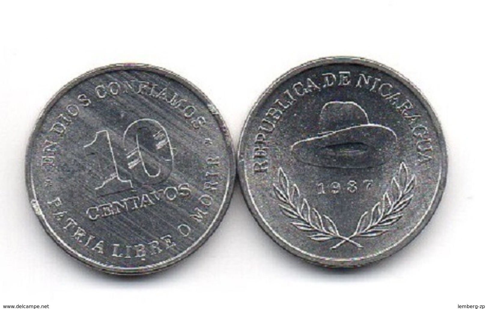 Nicaragua - 10 Centavos 1987 UNC Lemberg-Zp - Nicaragua