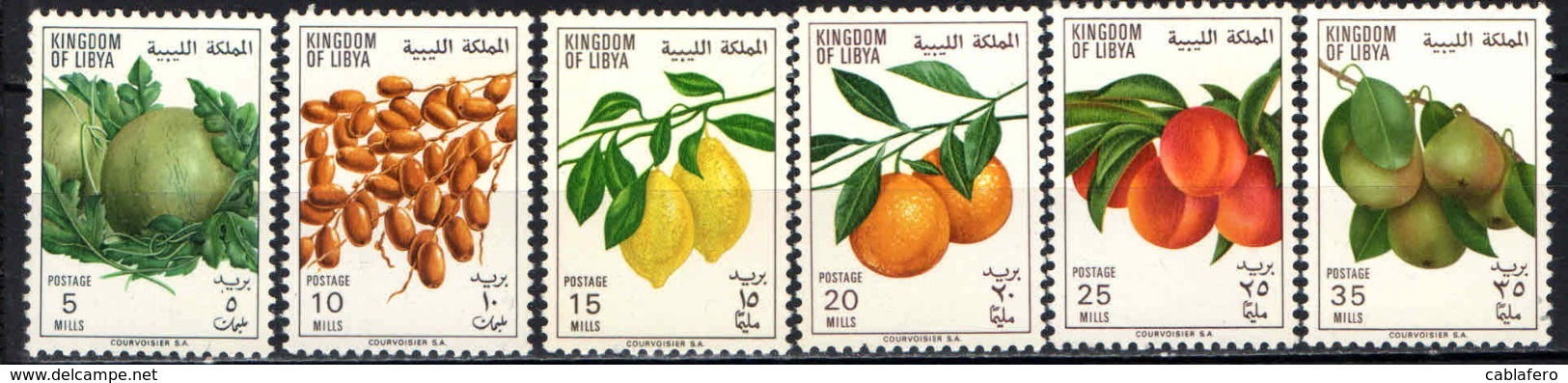 LIBIA - 1969 - Fruits - MNH - Libia