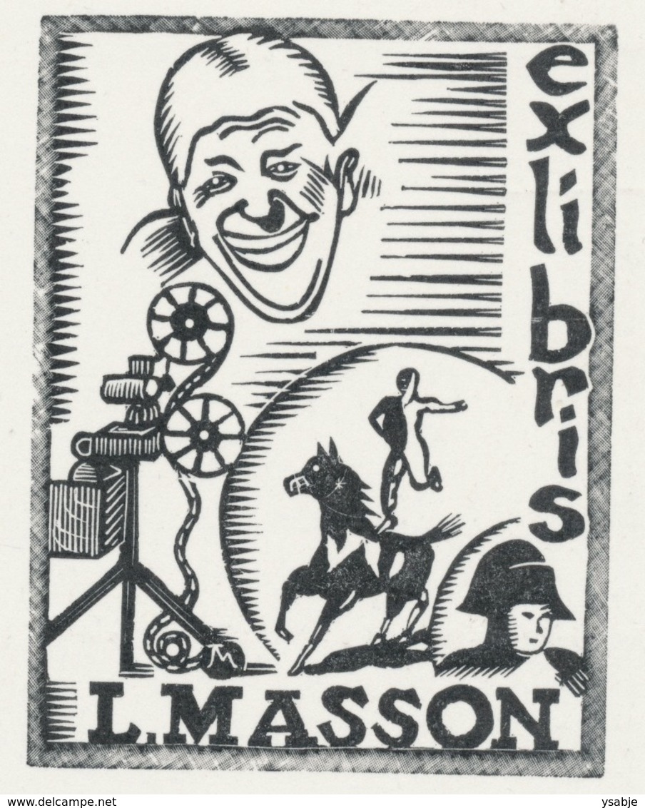 Ex Libris L. Masson - Jocelyn Mercier (1926-2006) - Ex-Libris