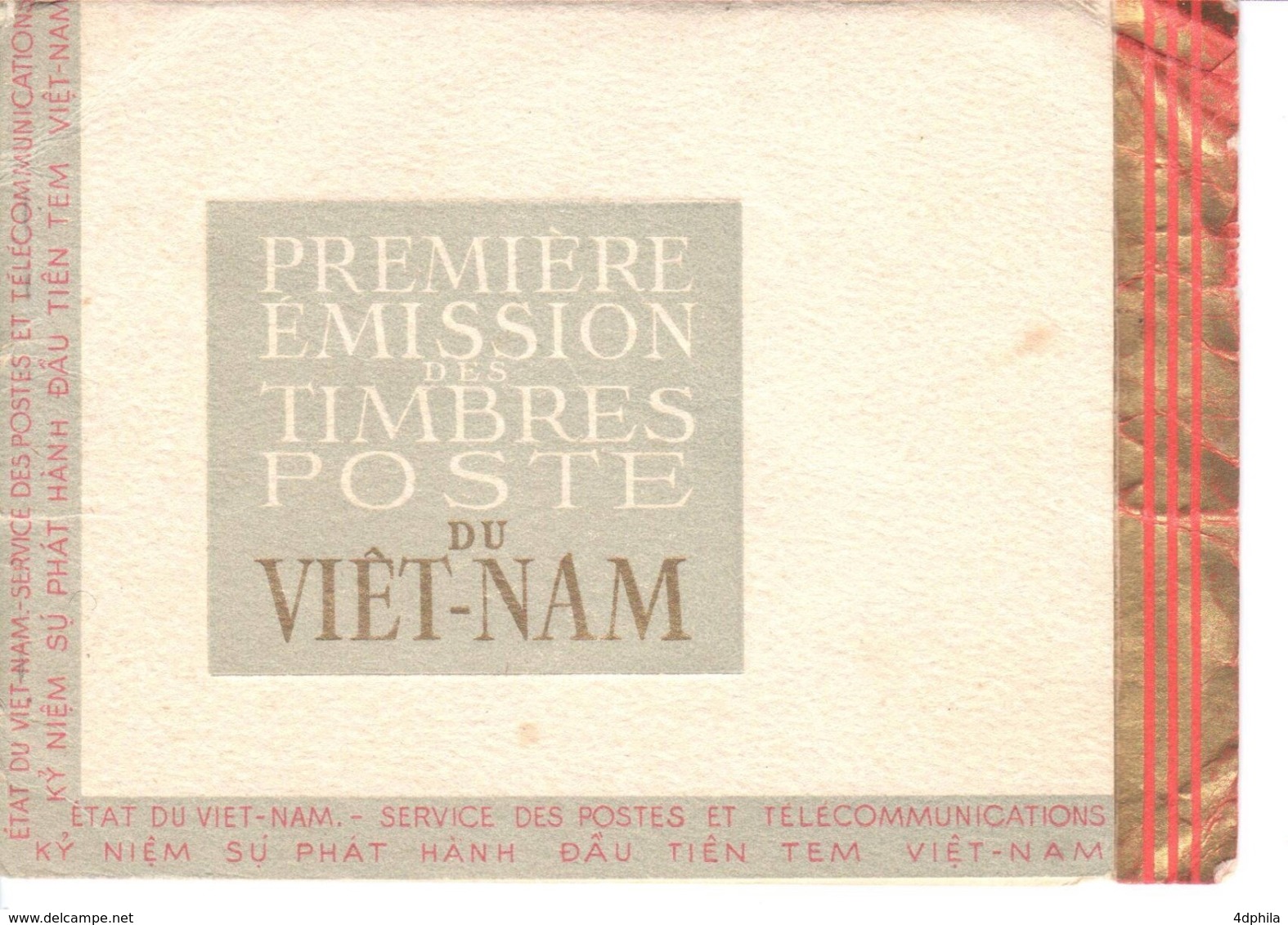 South Vietnam - 1951 - The First Commemorative Booklet With 5 Souvenir Sheets - Vietnam