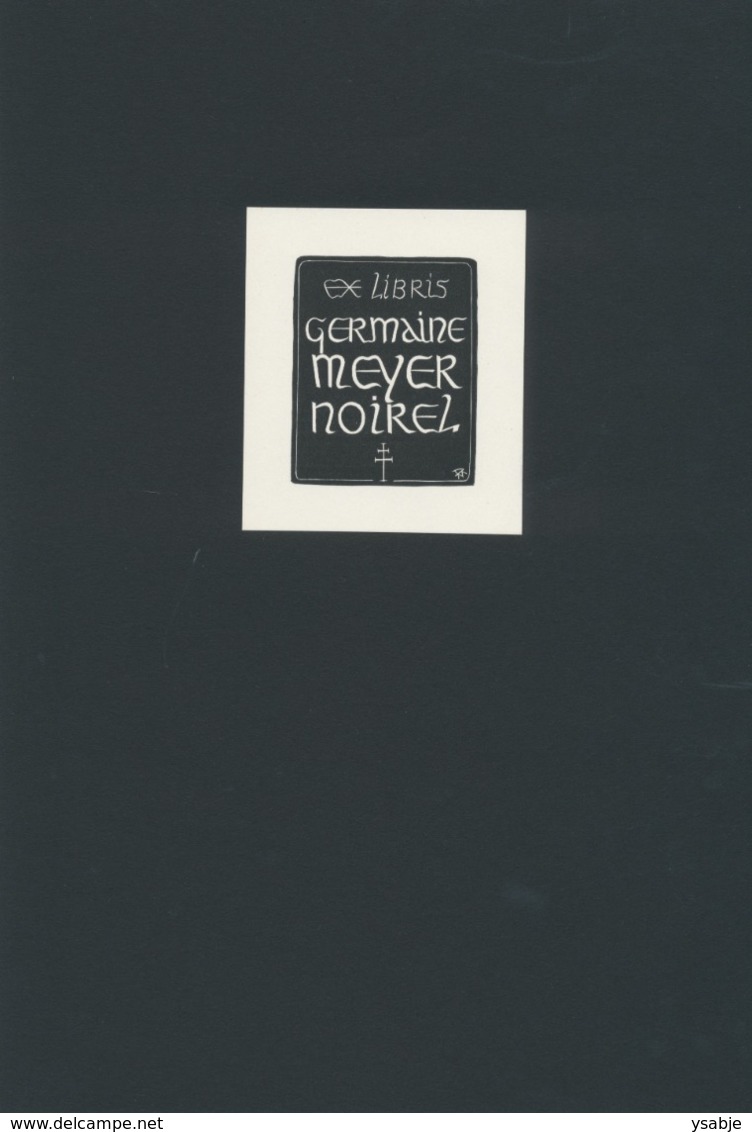 Ex Libris Germaine Meyer Noirel - Daniel Meyer (1908-1993) - Ex-libris