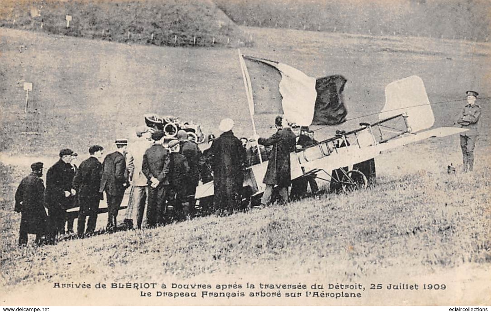 Thème : Aviation . Louis Blériot. Traversée De La Manche Arrivée A Douvres   (Voir Scan) - Aviatori