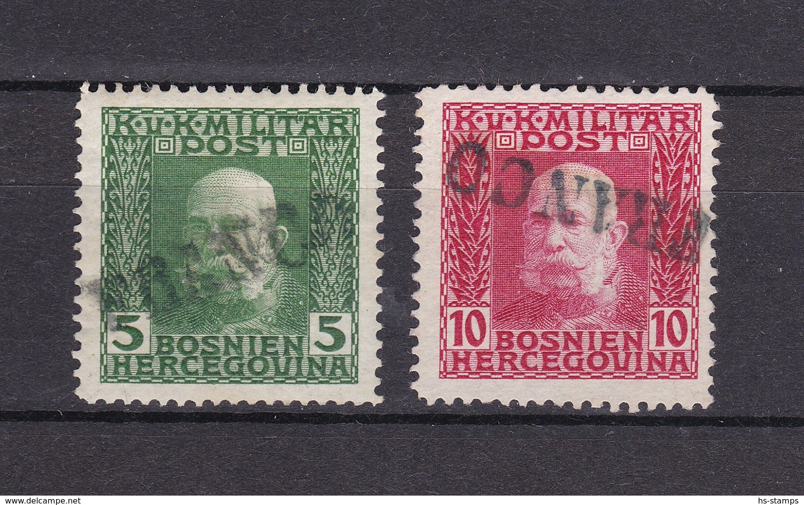 Bosnia And Herzegovina - 1912 Year - Michel 67+69 With FRANCO Stempel - MH - Nuovi