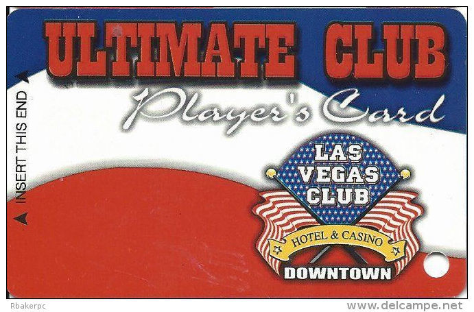 Las Vegas Club Casino - Las Vegas, NV - Slot Card  (BLANK) - Casinokarten