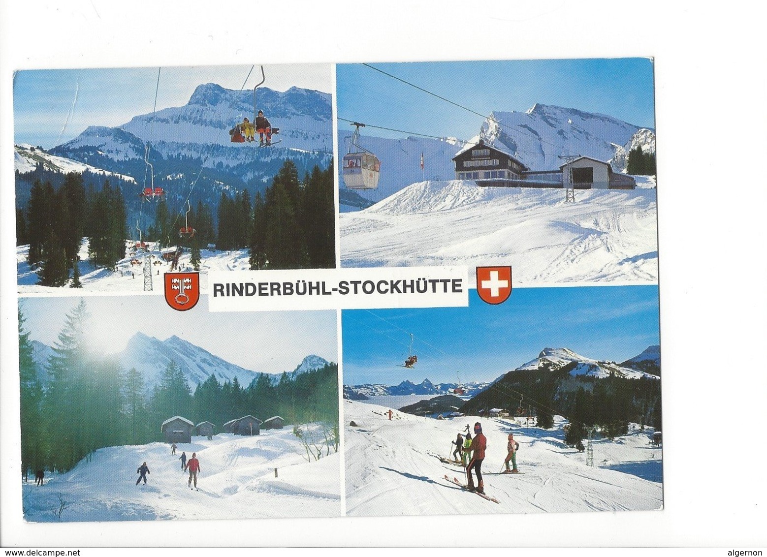 22747 - Emmetten Stockhütte-Rinderbühl Multivues  Télèsiège Skieurs (format 10 X 15) - Emmetten