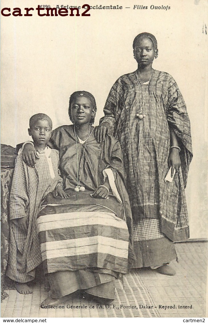 FILLES OUOLOFS SCENE TYPE ETHNIE ETHNOLOGIE AFRIQUE OCCIDENTALE - Ohne Zuordnung